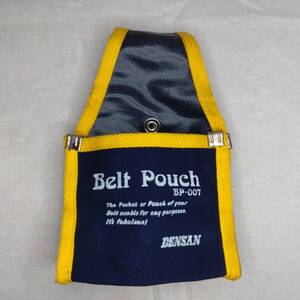 DENSAN_デンサン　BeltPouch_BP-007　ベルトポーチ　ジェフコム_JEFCOM　サック　ホルダー　レトロ　アンティーク　工具