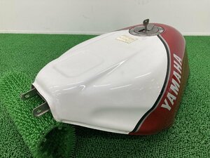 FZR250R タンク 白/赤 ヤマハ 純正 中古 バイク 部品 3LN フューエルタンク 燃料タンク コック キャップ付き 鍵1本 車検 Genuine