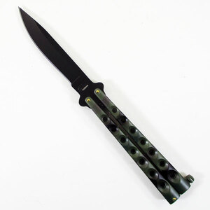 バタフライ ナイフ butterfly knife アーマーカモフラージュ 7125/167g 送料無料定形外 