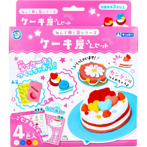 【まとめ買う】ギンポー ねんど押し型シリーズ ケーキ屋さんセット 4色入×7個セット