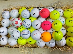 ●【GOLFボール★ ロストボール★メーカー 混合★46球 】『ブリヂストン ・TOUR Bx・S』『SRIXON・Z-STAR』『Callaway』『ゼクシオ』等●●