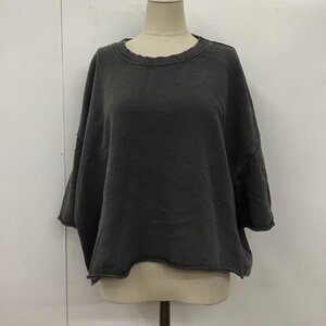 ZARA L ザラ カットソー 半袖 半袖カットソー プリントTシャツ クルーネックカットソー Cut and Sewn 灰 / グレー / 10123745