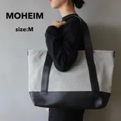 美品 MOHEIM モヘイム トートバッグ キャンバス シンプル Mサイズ