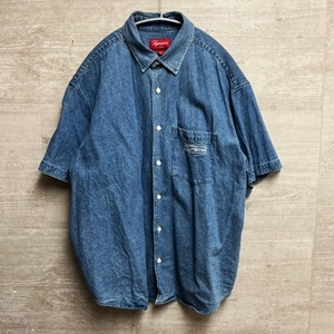 SUPREME シュプリーム　20SS Invert Denim S/S Shirt インバートデニムS/Sシャツ　sizeS 【中目黒B5】