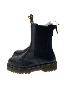 Dr.Martens◆チェルシーブーツ/サイドゴアブーツ/US8/BLK/レザー