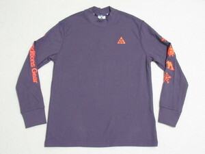 NIKE ACG キッズ 長袖 Tシャツ 紫 140 ナイキ サーマル ロンT ワッフル ドライフィット パープル オレンジ DR6150-553