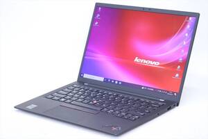 1円～ Core i7 2022年製 WUXGA+ 16Gメモリ バッテリー良好 11世代 Lenovo ThinkPad X1 Carbon Gen9 i7-1165G7 16G 256G 14型 Wi-Fi6 Win10