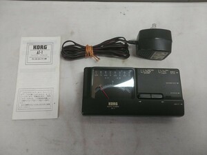 レターパックP／コルグ KORG AUTO TUNER【 AT-1 】中古品 取説付 通電のみ確認済 使用未確認ジャンク