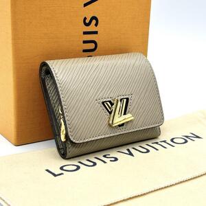 未使用級◆LOUIS VUITTON ルイヴィトン エピ ポルトフォイユツイスト コンパクトウォレット 三つ折り財布 ３つ折り ベージュ