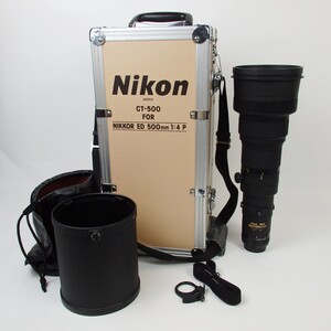 1円〜 Nikon ニコン NIKKOR 500mm 1:4 P 単焦点レンズ ケース付 動作未確認 ※同梱不可 y72-3368621【Y商品】