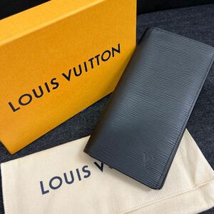 LOUIS VUITTON ルイヴィトン エピ ポルトフォイユ・ブラザ ブラック 長財布 ICチップ反応有り 箱付き 240609 ◎インボイス対応可◎