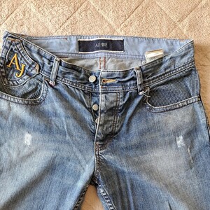 ARMANI JEANSメンズ　EU32 US31 ボタンフライ　CONFORT FIT ブーツカット