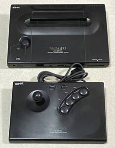 SNK ネオジオ NEO・GEO MAX330 MEGA PRO-GEAR SPEC 本体＋スティックコントローラー / 動作未確認 ジャンク品