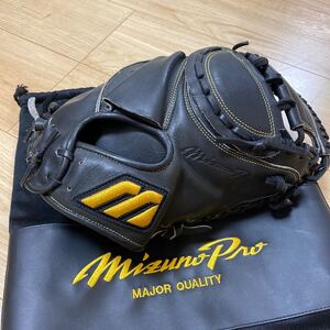 未使用 ミズノプロ Mマーク 軟式 キャッチャーミット 野球 グローブ MIZUNO グラブ 捕手用 ビッグM 野球