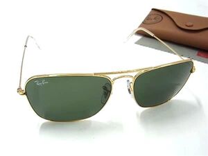 1円 ■極美品■ Ray-Ban レイバン RB3136 サングラス メガネ 眼鏡 メンズ ゴールド系 FF4192