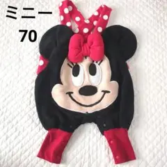 ミニーマウスロンパース 70 ディズニー　ミッキー