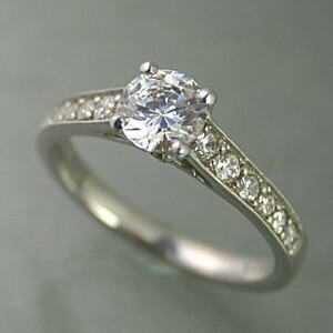 婚約指輪 安い エンゲージリング ダイヤモンド プラチナ 1カラット 鑑定書付 1.045ct Hカラー VS2クラス 3EXカット H&C CGL 通販