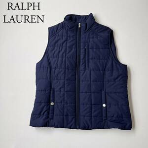 良品 LAUREN RALPH LAUREN ローレンラルフローレン ダウンベスト 中綿ベスト キルティングベスト ジャケット アウター トップス レディース