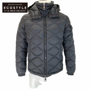 国内正規/ MONCLER モンクレール MORANDIERESモランデレス フード付ダウン ジャケット 0 ブラック メンズ