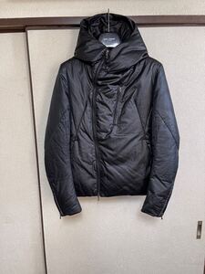 【即決】【良品】 KAZUYUKI KUMAGAI ATTACHMENT カズユキクマガイ アタッチメント DOWN JACKET ダウンジャケット BLACK ブラック 黒色