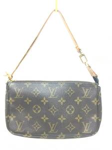 1円 LOUIS VUITTON ルイヴィトン モノグラム アクセサリーポーチ M51980 中古 美品