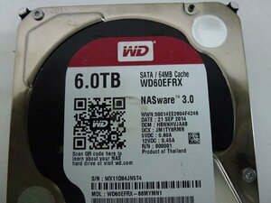 580321◆◇Western Digital WD60EFRX SATA 6TB 初期保有◇◆