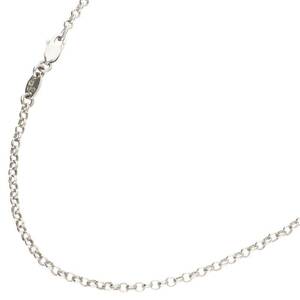 クロムハーツ ネックレス NECKCHAIN R16/ロールチェーン16inch サイズ:16inch シルバーネックレス 中古 SJ02