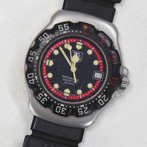 1円 可動品 腕時計 タグホイヤー TAG HEUER フォーミュラ1 374.513 クォーツ ボーイズ ブラック 同梱不可