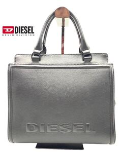 DIESEL ディーゼル　ハンドバッグ　ブラック　レディース　総ロゴ　ブランド