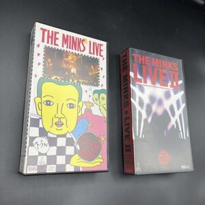 レア　THE MINKS ザ・ミンクス＋THE MINKSⅡ　セット　 LIVEビデオ