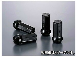 デジキャン クロモリレーシングナット ブラック 7角袋 P1.25 50mm CN7F5012BK-DC 入数：1セット(4本入) スバル インプレッサWRX STI