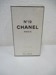 (7179) 未開封 CHANEL シャネル No 19 パルファム PARFUM 香水 VAPORISATEUR 7.5ml