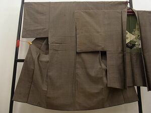 平和屋野田店■男性　本場大島紬　アンサンブル　80亀甲　逸品　n-ab0287