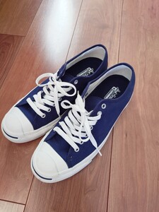 コンバース ジャックパーセル CONVERSE 27.0cm ネイビー