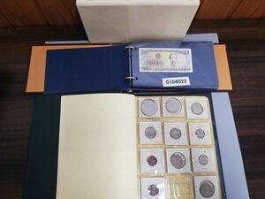 0104B22　世界のコイン　硬貨　古紙幣　コインアルバム　おまとめ　中国　台湾　日本 など