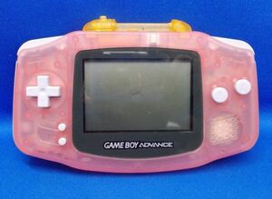 動作確認済 ゲームボーイアドバンス 本体 ミルキーピンク 任天堂 レトロゲーム 当時物 GBA GAME BOY ADVANCE