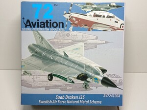 1/72 アビエーション72 サーブ J35 ドラケン スウェーデン空軍 AV7241004