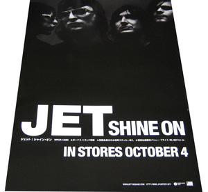 JET『Shine on』CD告知ポスター 非売品 未使用