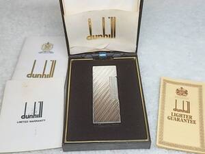 ダンヒル　DUNHILL ガスライター　シルバー　総柄　超美品