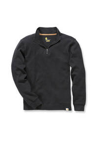 カーハート　プルオーバー ジップ スエット シャツ 黒 Carhartt Long Sleeve Quarter Zip Sweater Knit Black M ●新品