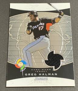 2009 Bowman Sterling Greg Halman Game-Worn Jersey BCR-GH Netherlands WBC Topps グレッグ・ハルマン ジャージ　オランダ代表