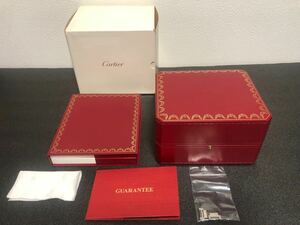 Cartier カルティエ 腕時計 空箱 ベルト部品 説明書有り 長期保管品 現状品