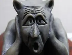 Binkowski Gargoyle  Troll Hear No Evil