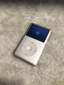 希少Apple iPod classic 第6.5世代 160GBから256GB シルバー 銀 カスタム　改造 MC297J MC293J バッテリー、パネル、クリックホイール新品