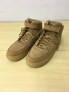 268 T-667/Nike Air Force 1 Mid Flax ナイキ エアフォース1 ミッド フラックス DJ9158-200 30cm