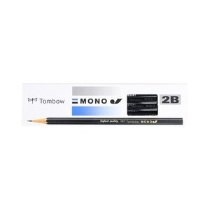 （まとめ買い）トンボ鉛筆 鉛筆モノJ 2B MONO-J2B 00022600 〔×5〕