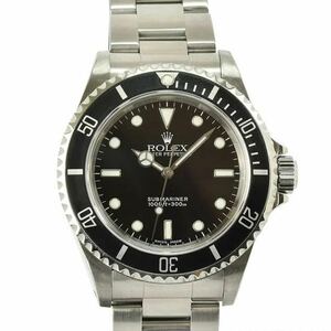 【美品】ロレックス ROLEX サブマリーナ ノンデイト Ref.14060M F番 2003年 自動巻 メンズ 王冠の透かし 高級中古時計専門店購入 最大:18cm