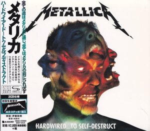 即決(F2411)【メタリカ / METALLICA ハードワイアード・トウ セルフディストラクト ２CD《高音質・SHM-CD》】帯付/美品