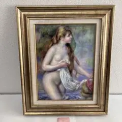 ♡豪華 印象派 長い髪の浴女 ルノワール 立体複製画 絵画 女性 アート 絵画