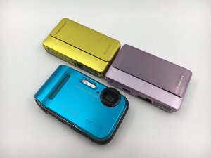 ♪▲【SONY ソニー】コンパクトデジタルカメラ 3点セット DSC-TF1 DSC-TX5/10 まとめ売り 0114 8